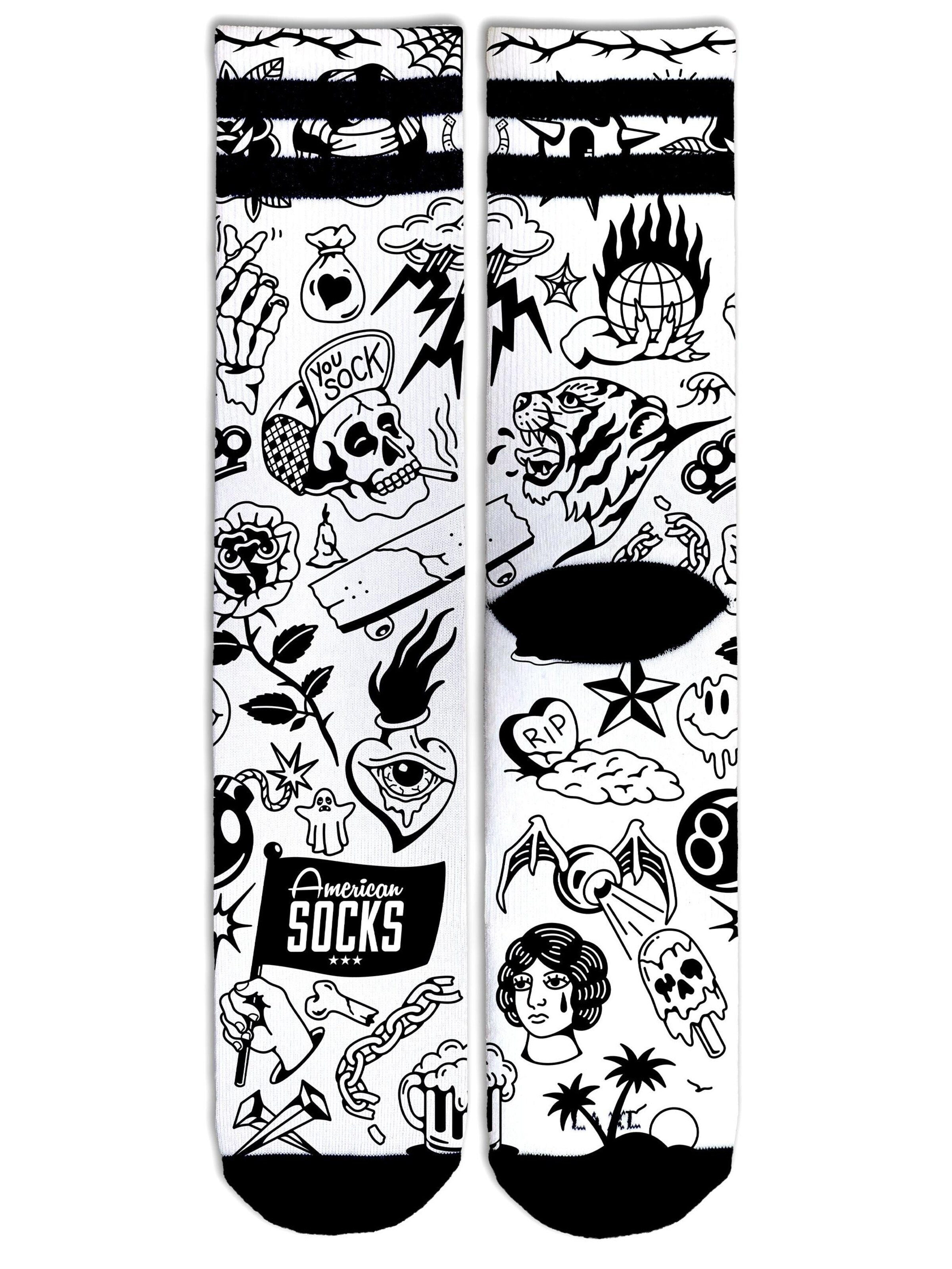 American Socks Socks 'Worth It' in Black