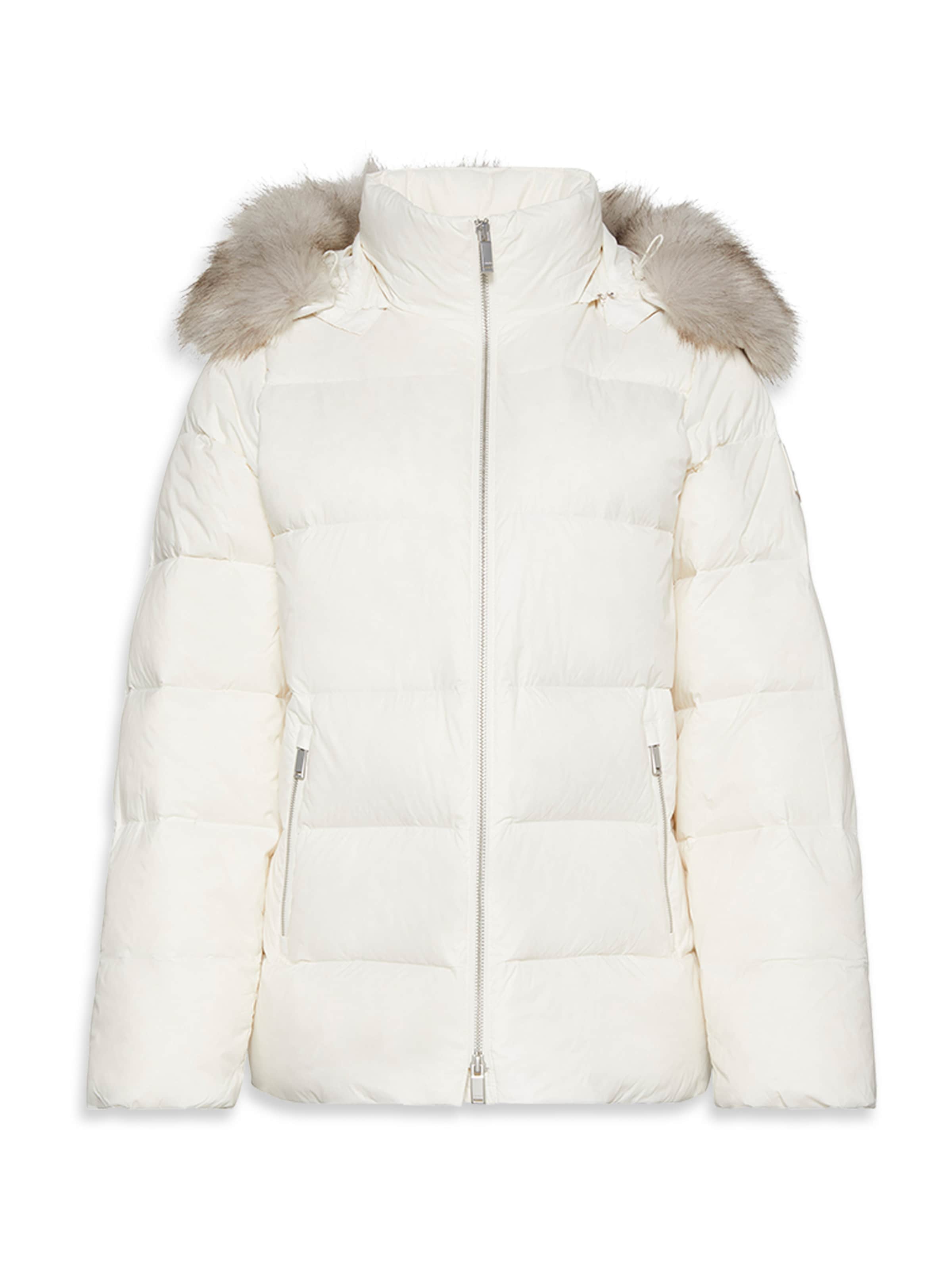 Geacă de iarnă de la Calvin Klein pe bej: față