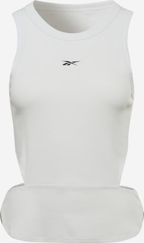 Reebok Sporttop in Wit: voorkant