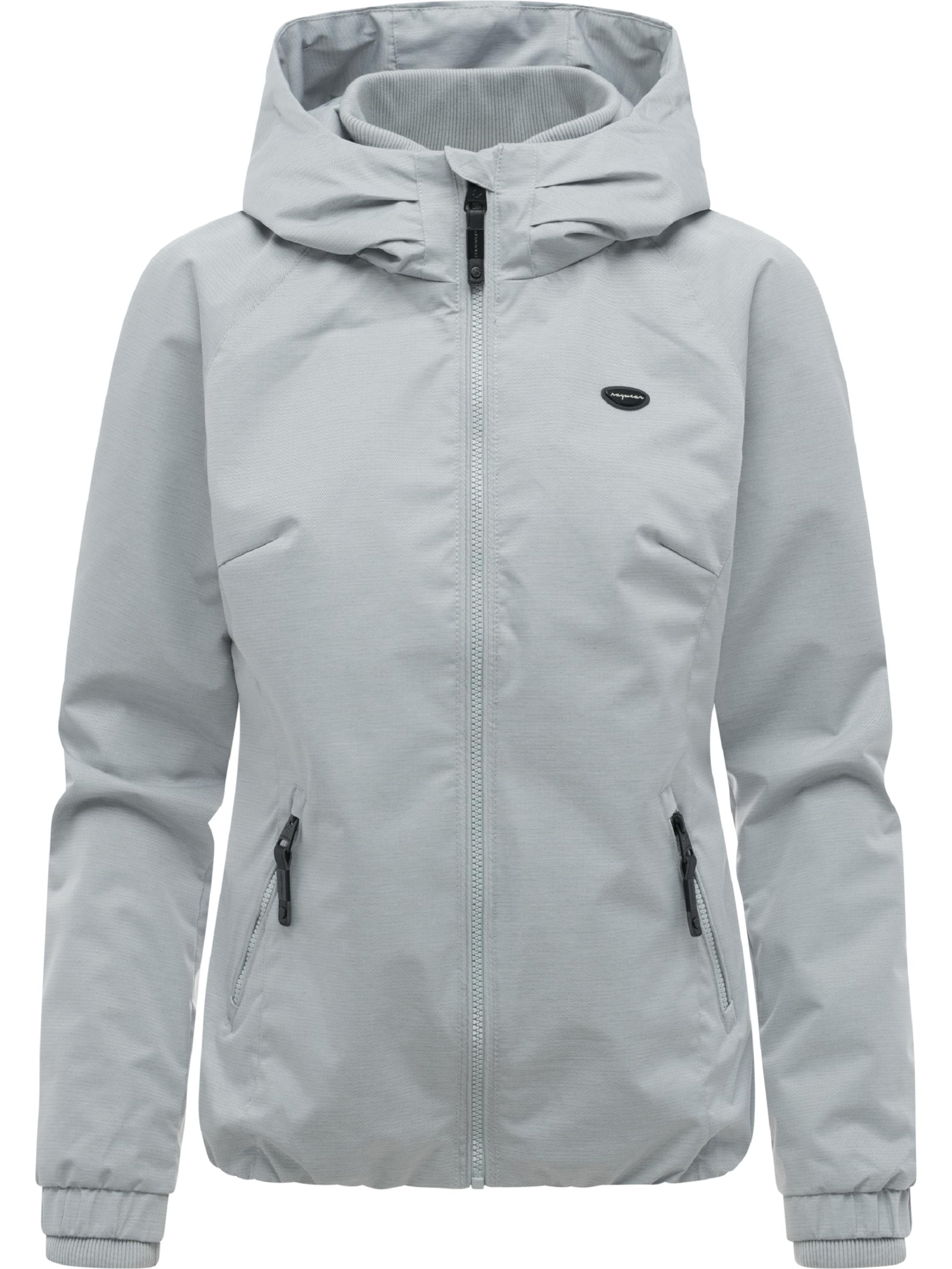 Ragwear Performance Jacket 'Dizzie' in Grey: front