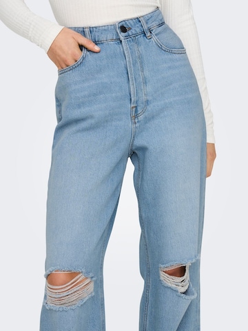 ONLY Regular Jeans i blå