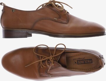 PIKOLINOS Flats & Loafers in 40 in Brown: front