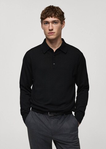 MANGO MAN Pullover 'Willys' in Schwarz: Vorderseite