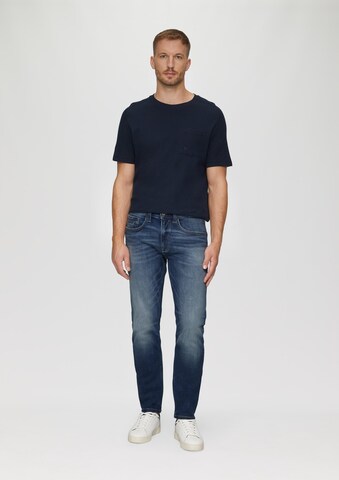s.Oliver Slimfit Jeans 'Nelio' in Blauw: voorkant