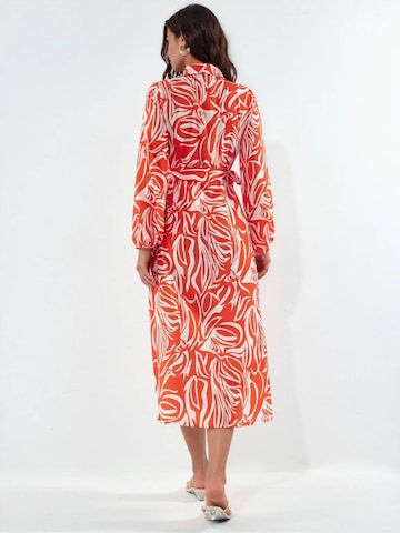 Abito camicia di MSN Collection in arancione