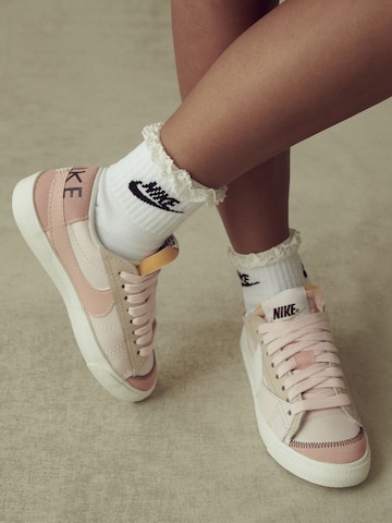 Nike Sportswear Sneakers laag 'BLAZER 77 JUMBO' in Roze