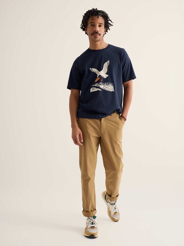 Seasalt Cornwall T-Shirt 'Midwatch' in Blau: Vorderseite