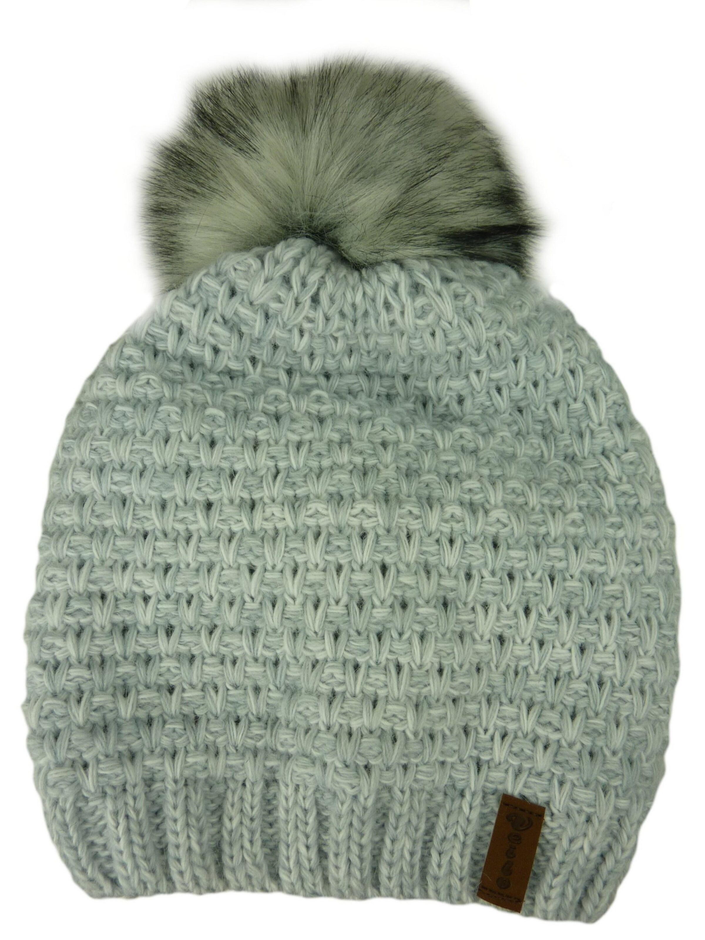 Kumixi Beanie 'Set: Mütze & Loop Schal' in Grey