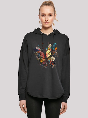 F4NT4STIC Sweatshirt in Zwart: voorkant