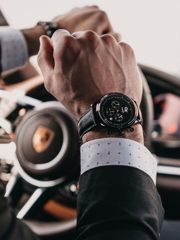 GT Collection Analoguhr 'SAPPHIRE CRYSTAL' in Schwarz