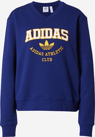 ADIDAS ORIGINALS Sweatshirt 'Cole Graphic' in Blue: front