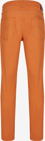 CLUB OF COMFORT Slimfit Broek 'HENRY-X5107' in Oranje