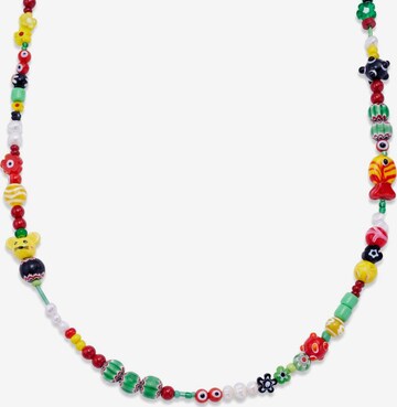 Otsu Necklace 'Pearlmania' in Yellow: front