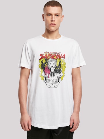 F4NT4STIC Shirt 'Adventures Of Sabrina' in Wit: voorkant