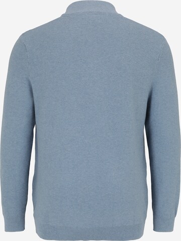 Jack & Jones Plus Пуловер 'BLUROY' в синьо