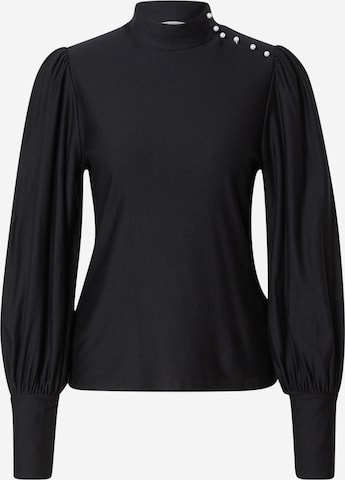 Gestuz - Blusa 'Rifa' en negro: frente