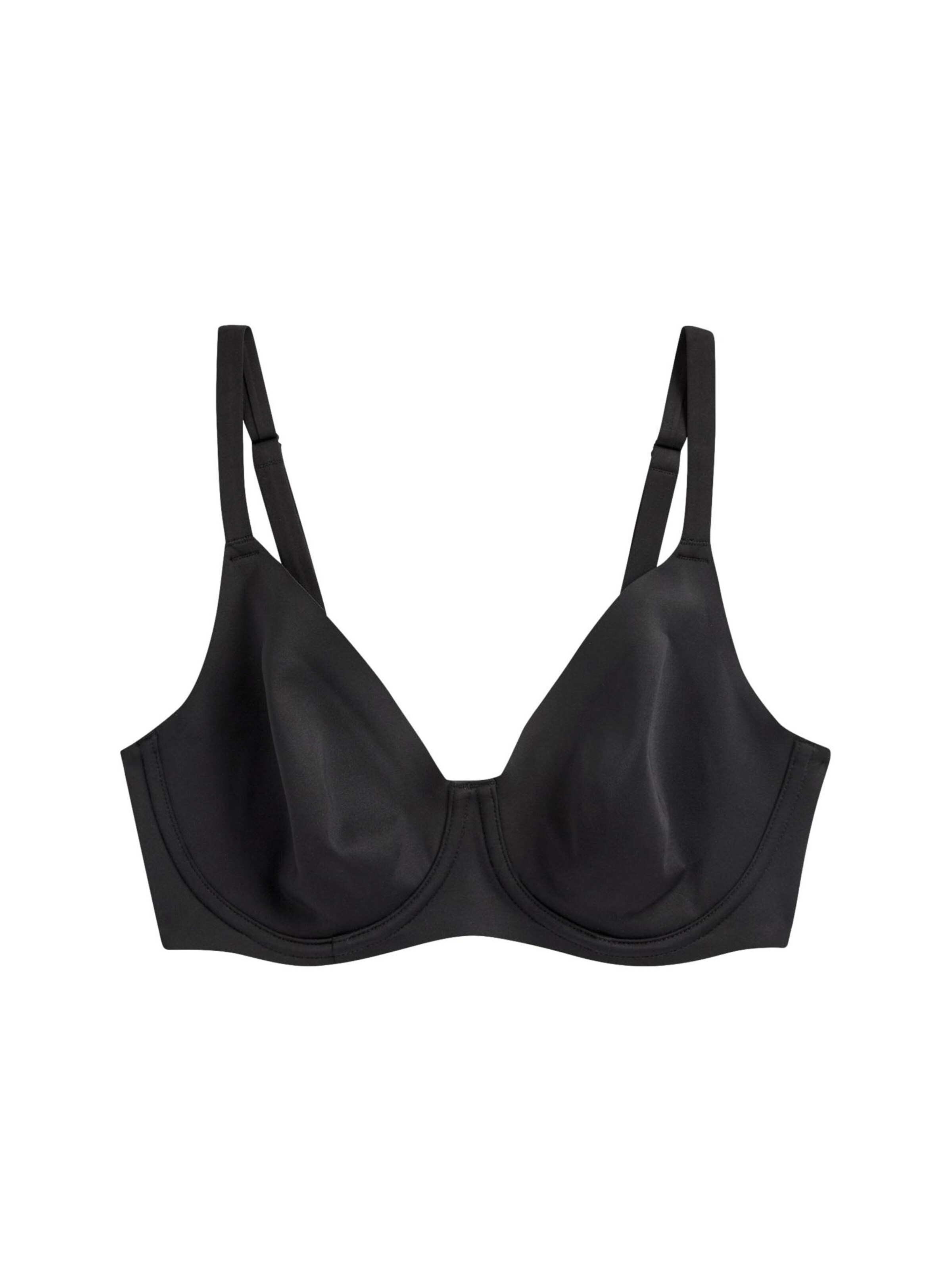 Next T-Shirt BH 'Forever Lite' in Schwarz: Vorderseite