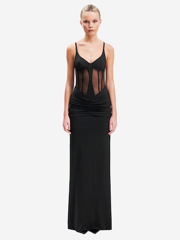 OW Collection Cocktail dress in Black: front