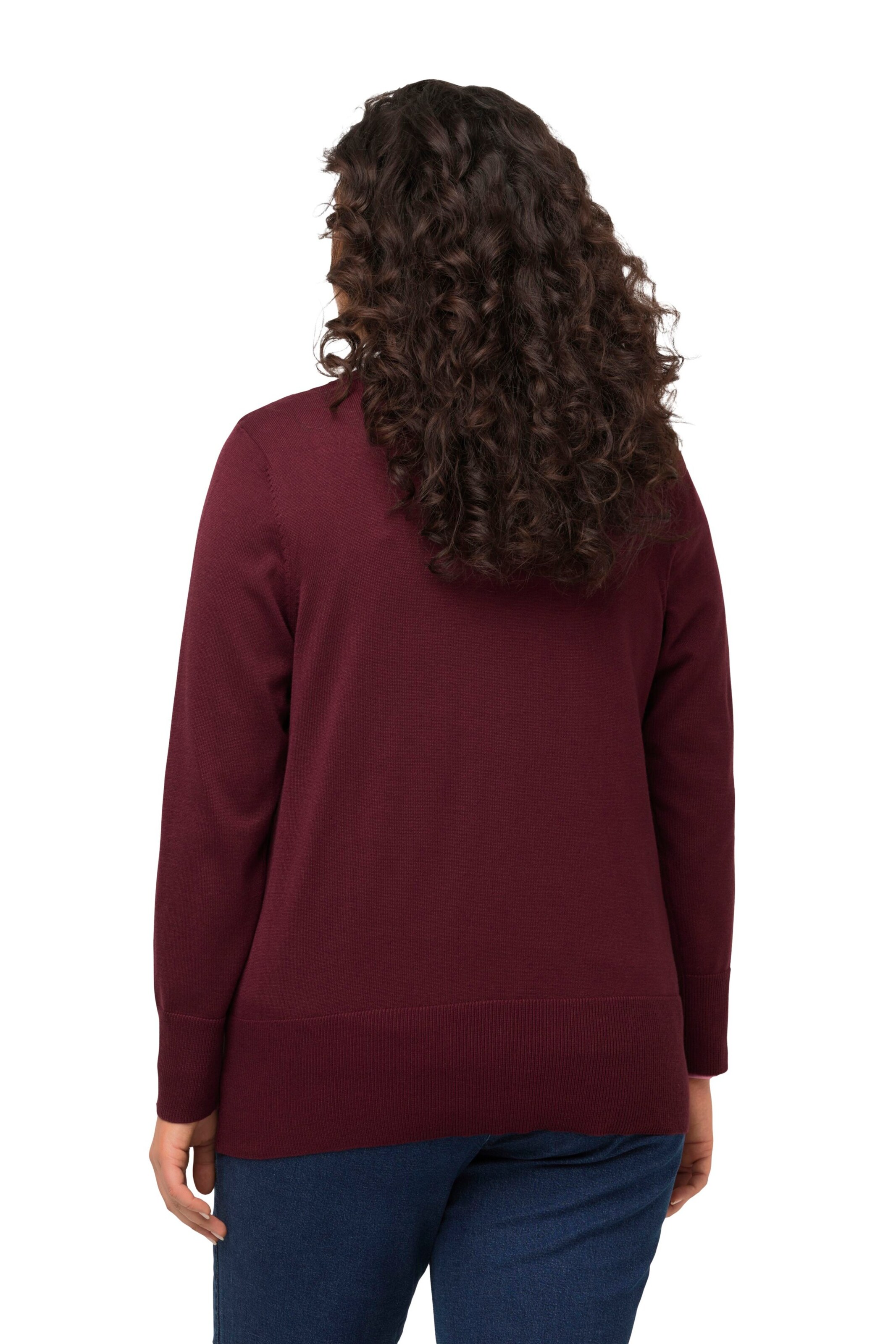 Ulla Popken Strickjacke in Rot