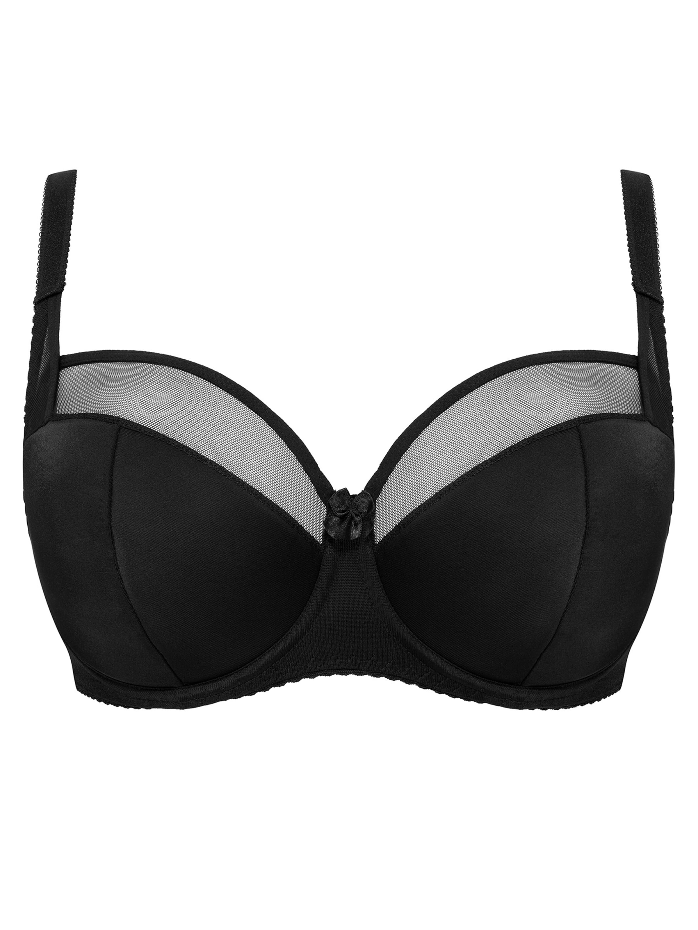 Azal T-shirt Bra 'Nikola' in Black: front