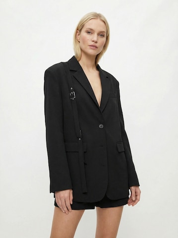 Hoermanseder - Blazer 'Leoni' em preto: frente