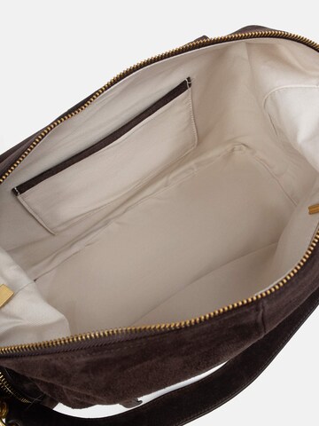 L37 HANDMADE SHOES - Bolso de mano 'GLOBETROTTER' en marrón