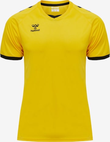 T-Shirt fonctionnel Hummel en jaune : devant