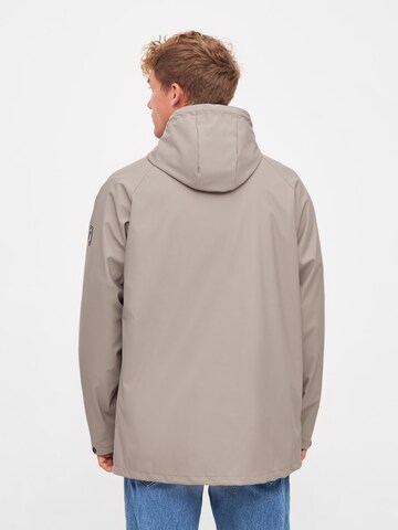 Derbe Regenjacke 'Passby Plain' in Beige