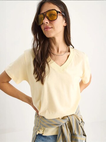 Bianco Lucci T-Shirt in Gelb