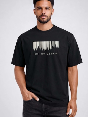 Neverless Shirt 'No Signal' in Black