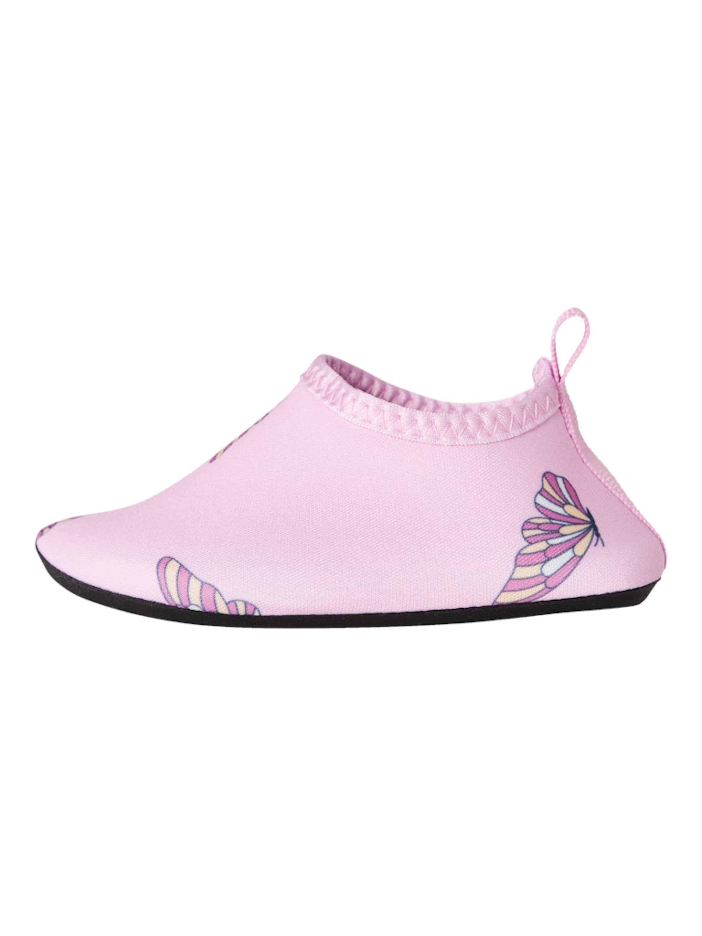 NAME IT Claquettes / Tongs 'NMFZIPPA' en bleu clair / jaune clair / rose / rose, Vue avec produit