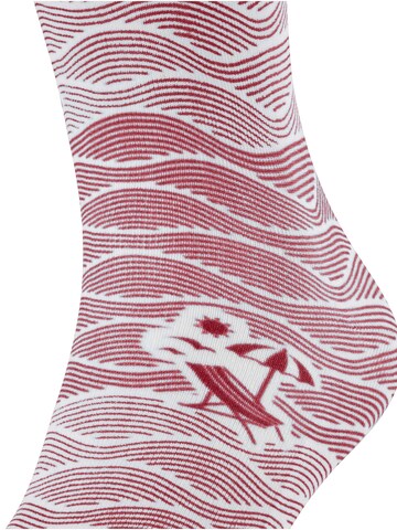 FALKE Socks 'Plage' in Red