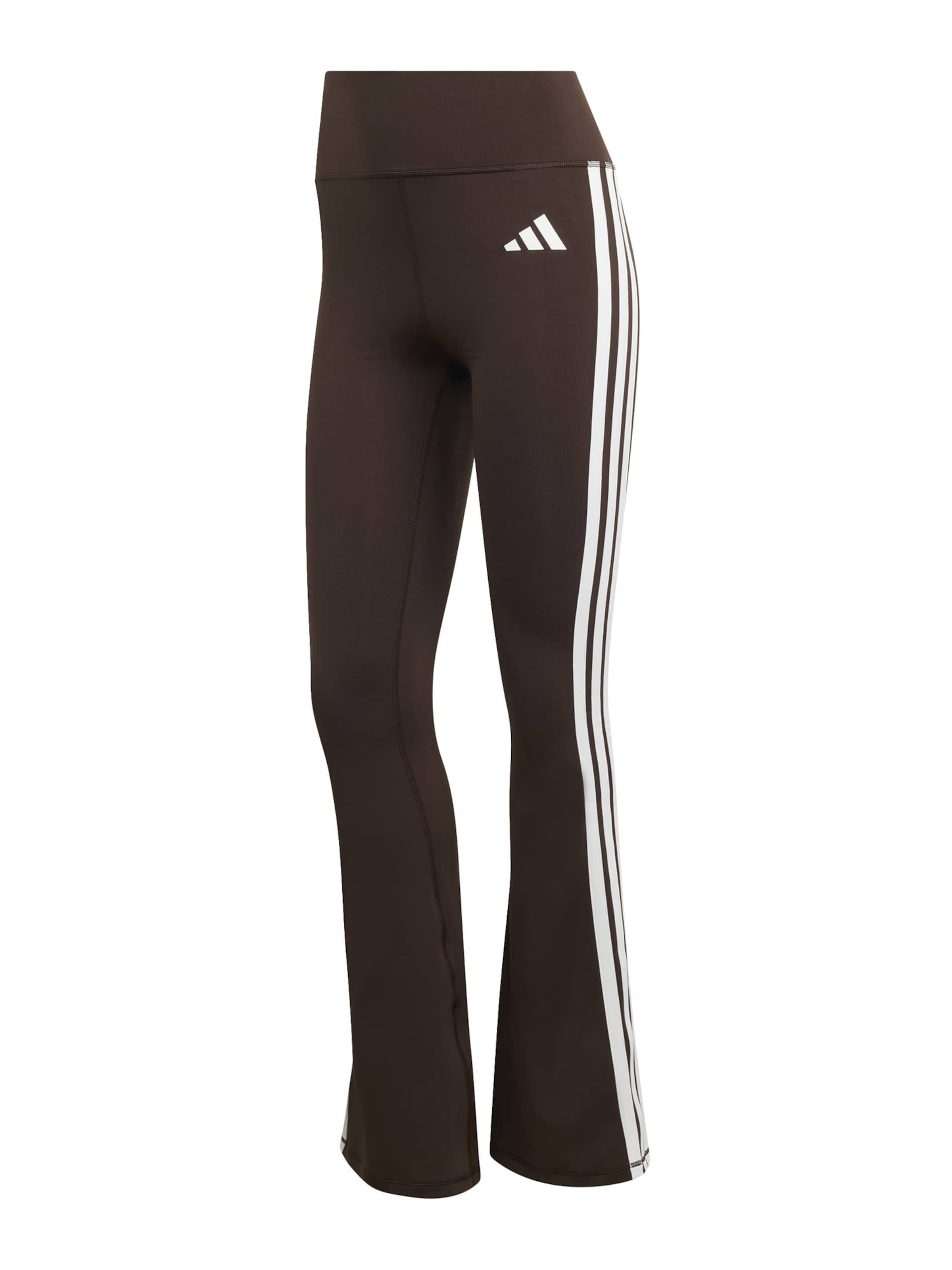 évasé Pantalon de sport 'ESS' ADIDAS PERFORMANCE en marron : devant