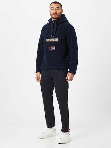 NAPAPIJRI Sweatshirt 'BURGEE' in Blue