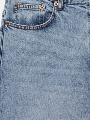 Loosefit Jeans de la Pull&Bear pe albastru