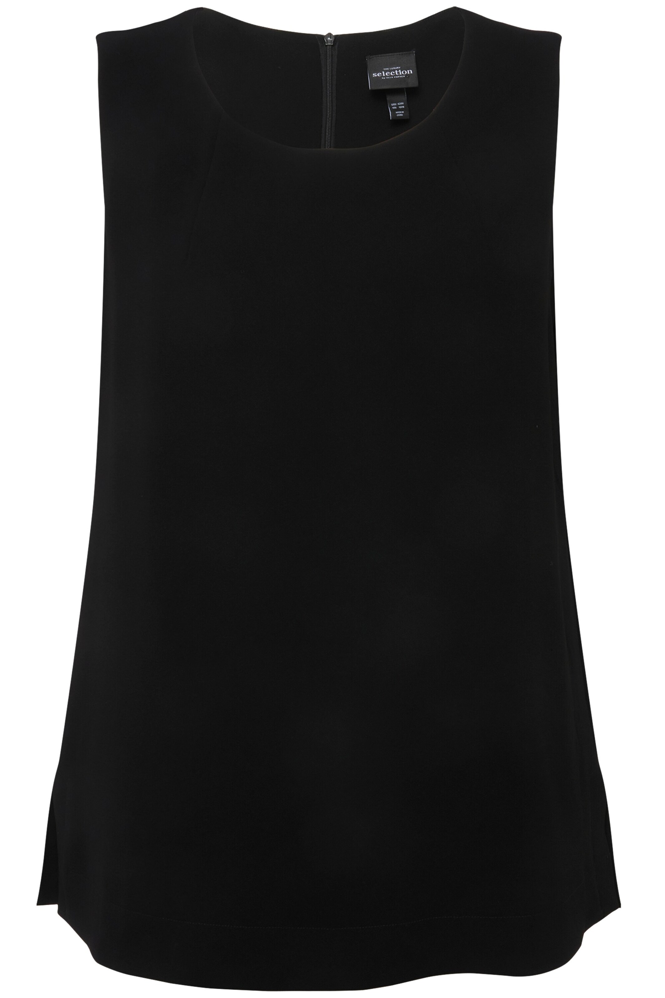 Ulla Popken Top in Schwarz: Vorderseite