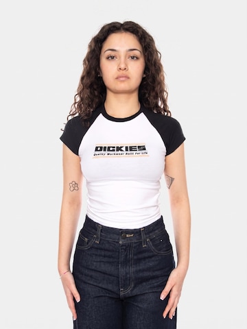 DICKIES Shirts 'DERBY' i hvid: forside