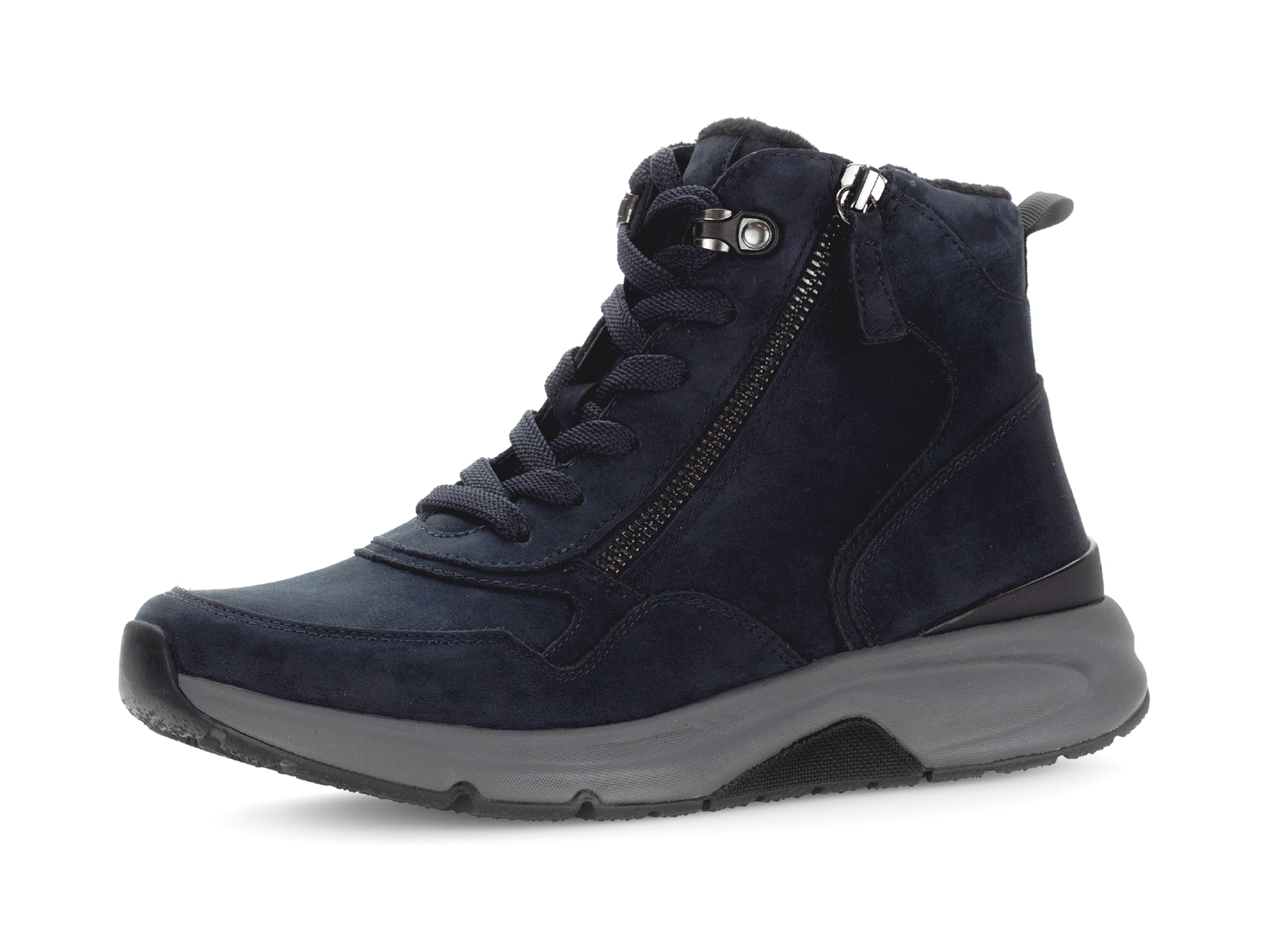 Gabor Rollingsoft Schnürboots in Blau: Vorderseite