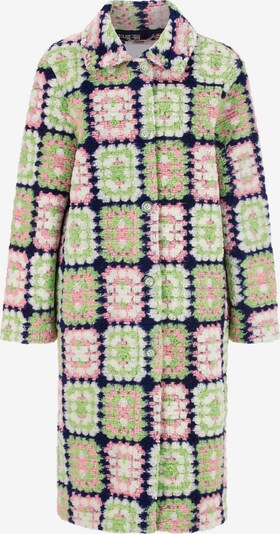 Rich & Royal Abrigo de entretiempo en azul / verde hierba / rosa / blanco, Vista del producto