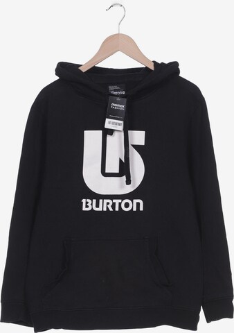 BURTON Sweatshirt & Zip-Up Hoodie in L in Black: front