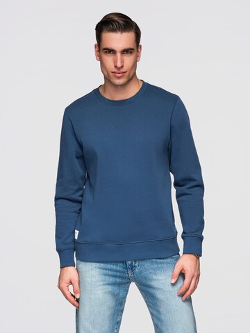 Sweat-shirt 'OM-SSBN-0271' Ombre en bleu : devant