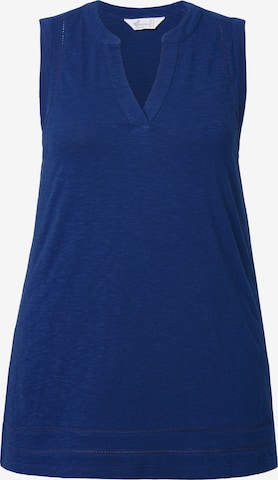 Tops en tricot MIAMODA en bleu : devant