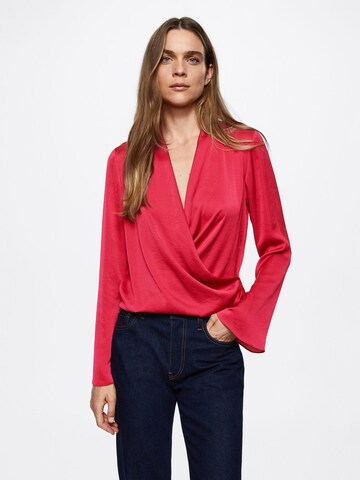 MANGO Bluse 'C'usie' in Pink: Vorderseite