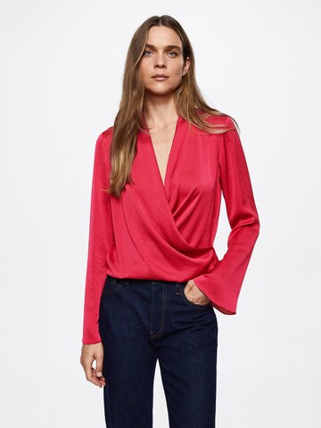 MANGO Bluse 'C'usie' in Pink: predná strana