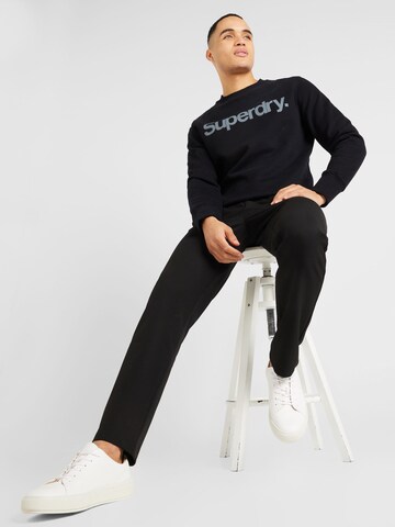 Superdry Sweatshirt 'CITY' in Black