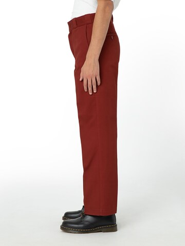 DICKIES Regular Trousers '874 WORK' in Red