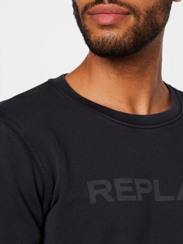 REPLAYSweater majica - crna boja