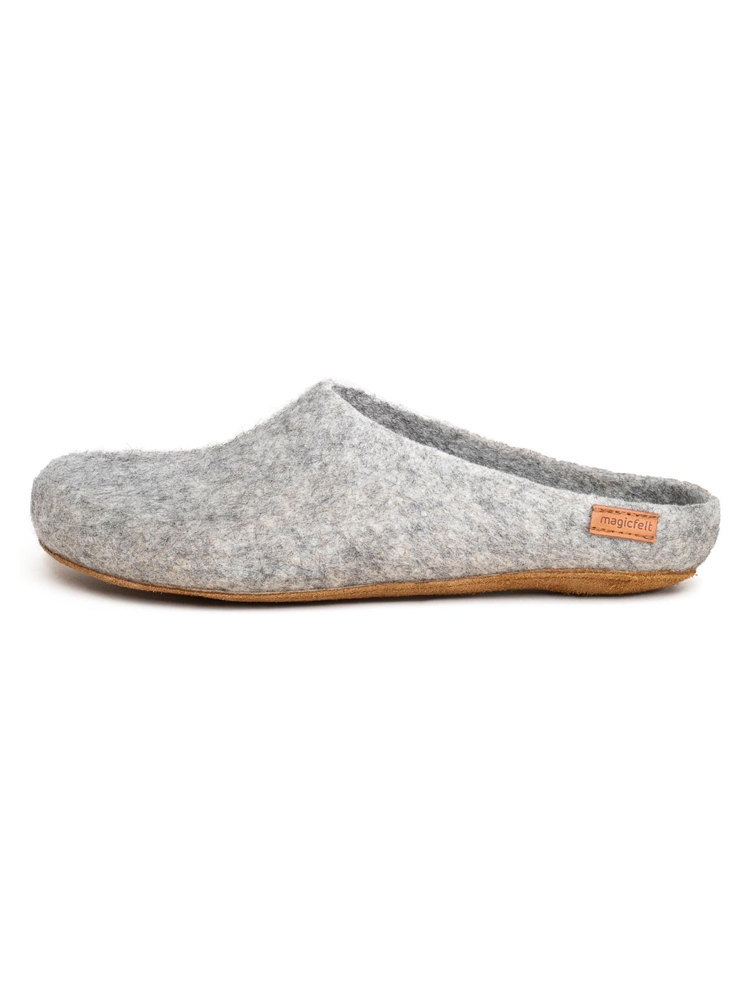 MagicFelt Mules 'Filz' in Grey