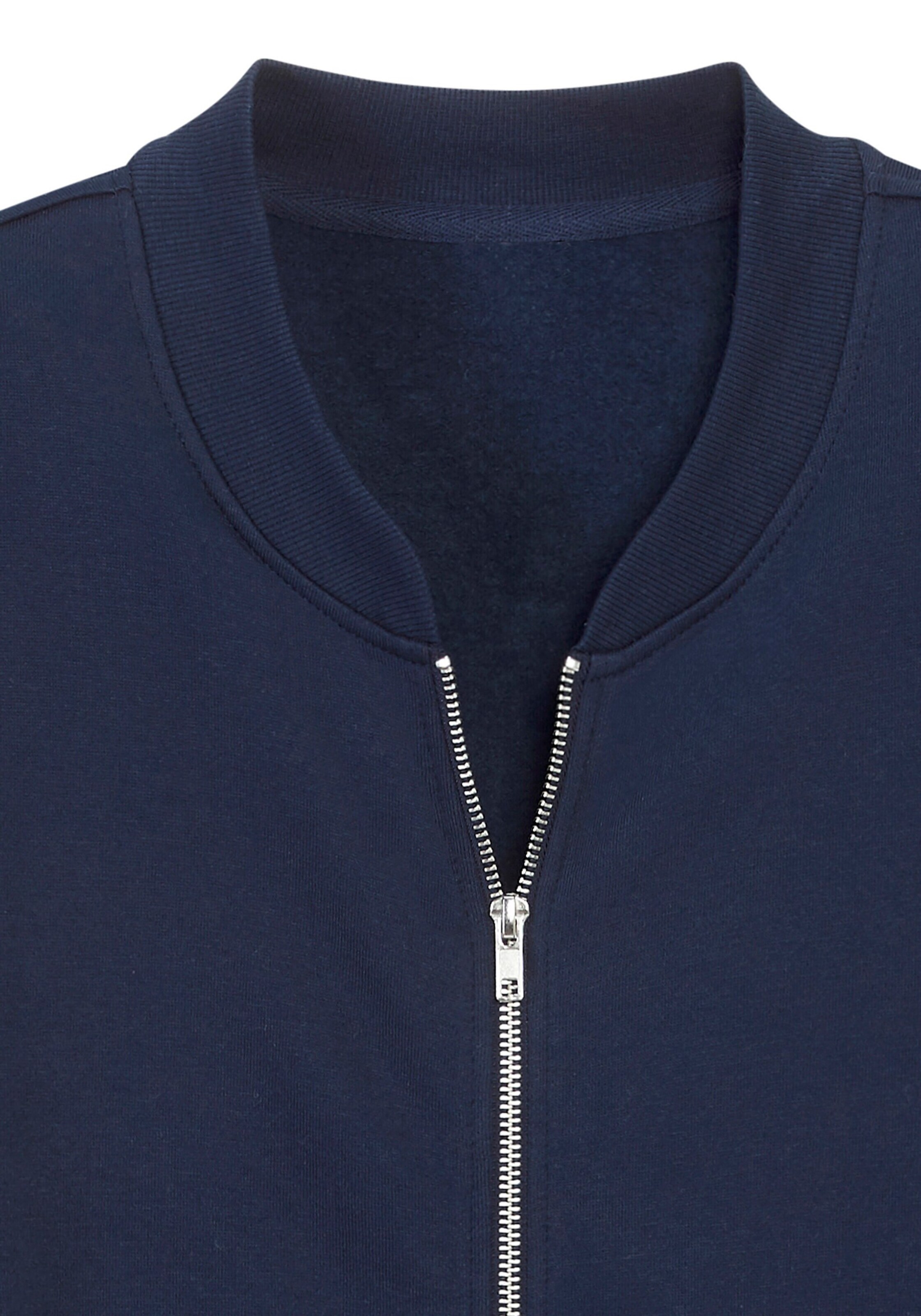 JOHN DEVIN Zip-Up Hoodie in Blue
