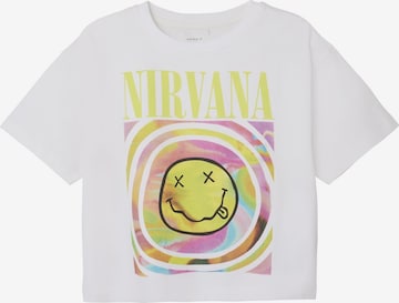 NAME IT Bluser & t-shirts 'Nirvana ' i hvid: forside